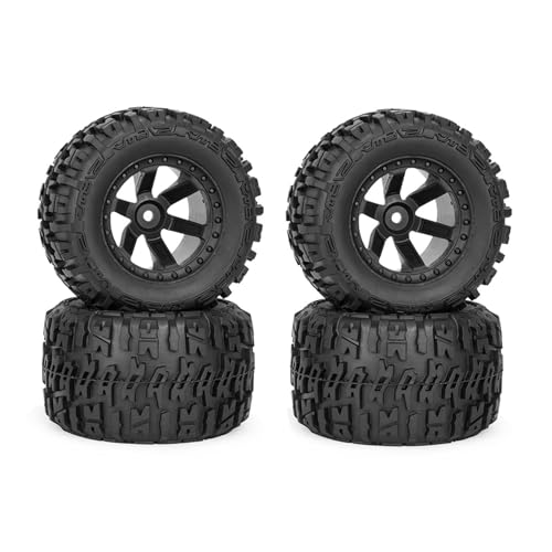 BGDIEAKIN 4 Stück for Monster Truck-Reifen, 120 mm Radreifen mit 12 mm Sechskant for Slash HQ727 1/10 Short Course Truck 16101 1/16 Offroad-RC-Auto BGDIEAKIN 4 Stück for Monster Truck-Reifen, 120 mm Radreifen mit 12 mm Sechskant for Slash HQ727 1/10 Short Course Truck 16101 1/16 Offroad-RC-Auto von BGDIEAKIN