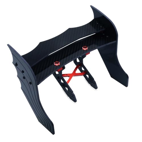 BGDIEAKIN Rc for Arrma for Limitless/F1 Spezielle Carbon Fiber Einstellbare Heckflügel/Spoiler Upgrade Kit High Speed ​​Downforce Einstellung(Rood) von BGDIEAKIN