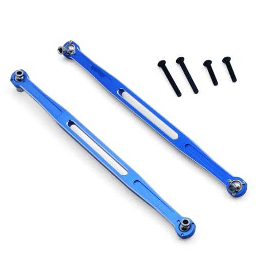 Front Steering Rod Verbreitert Spurstange Set Upgrade Zubehör Metall Modifikation Ersatz Fabrik(Blauw) von BGDIEAKIN