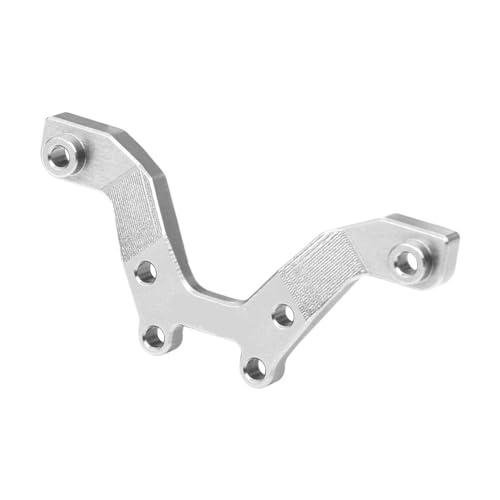 Legierung Vordere Dämpferplatte for ARRMA 1/14 for Typhon 380 Fernbedienung Modell Auto Nutzung(Silver) von BGDIEAKIN