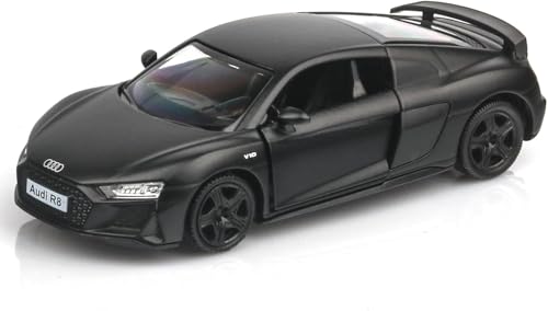 BGHSCA 1/36 Skala Audi R8 Diecast Modell Auto, Zinklegierung Ziehen Sie zurück Fahrzeuge Spielzeug Auto mit Klang und Licht für Kinder Erwachsene Geschenk Schwarzes BGHSCA 1/36 Skala Audi R8 Diecast Modell Auto, Zinklegierung Ziehen Sie zurück Fahrzeuge Spielzeug Auto mit Klang und Licht für Kinder Erwachsene Geschenk Schwarzes von BGHSCA
