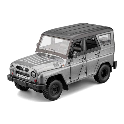 BGHSCA Benz Waz Hunter 1:18 Legierung Off-Road Fahrzeug Modell, Ziehen Sie zurück Spielzeug Auto mit Sound und Licht Effekte, EIN Geschenk geeignet für Auto Modell Enthusiasten zu sammeln(Gray) von BGHSCA