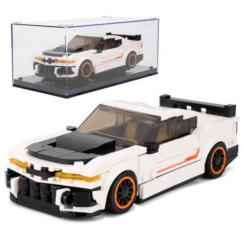 BGHSCA Camaro Car Toy Building Sets with Acrylic Display Case, Collectible Model Car Toys Building Blocks 27083, Model Cars Building Blocks for Kids 8+(421 Pieces) von BGHSCA