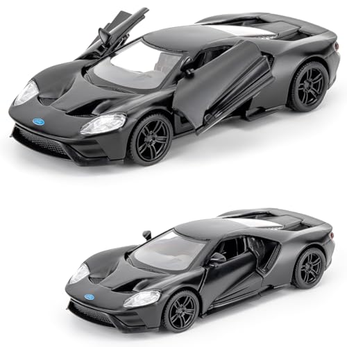 BGHSCA Ford GT Aluminium-Spielzeugauto, Modellauto im Maßstab 1:36 mit Rückzugmechanismus, statisches Sammlerstück, Fahrzeugspielzeug, Geschenk für Kinder ab 3 Jahren und Erwachsene(Mattes Schwarz) BGHSCA Ford GT Aluminium-Spielzeugauto, Modellauto im Maßstab 1:36 mit Rückzugmechanismus, statisches Sammlerstück, Fahrzeugspielzeug, Geschenk für Kinder ab 3 Jahren und Erwachsene(Mattes Schwarz) von BGHSCA