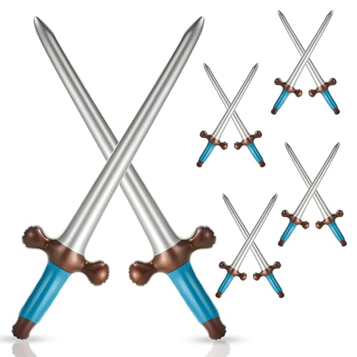 BGNXHYB 10 Stück Aufblasbare Schwerter, 60cm Kinder Aufblasbares Piraten Schwert, Aufblasbare Spielzeuge für Geburtstagsparty Halloween Cosplay Kostümpartys Zubehör BGNXHYB 10 Stück Aufblasbare Schwerter, 60cm Kinder Aufblasbares Piraten Schwert, Aufblasbare Spielzeuge für Geburtstagsparty Halloween Cosplay Kostümpartys Zubehör von BGNXHYB