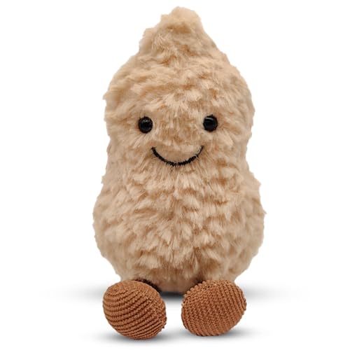 BGNXHYB Erdnuss Plüsch Puppe, 16cm Cartoon Erdnuss Form Anhänger, Lächelnde Süßes Spielzeug, Taschen Dekoration, Kuscheltier Plush Für Kinder Erwachsene Geschenk, Ostergeschenke BGNXHYB Erdnuss Plüsch Puppe, 16cm Cartoon Erdnuss Form Anhänger, Lächelnde Süßes Spielzeug, Taschen Dekoration, Kuscheltier Plush Für Kinder Erwachsene Geschenk, Ostergeschenke von BGNXHYB