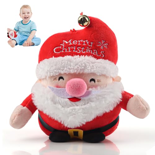 BGNXHYB Weihnachtsmann PlüSchtier, 23cm Weihnachtsmann Kuscheltier, Stofftier Weihnachtsmann, Weihnachten Dekor PlüSchtier, für Jungen Mädchen Plüschpuppen Weihnachtsgeburtstagsgeschenke von BGNXHYB