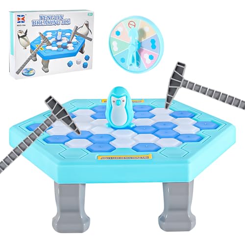 Rettet den Pinguin Kinder Brettspiel, Pinguin Fluchtspiel, Hammer Eisbrecher Spiel, Tischspiel Spielzeug, für 2–4 lustiges Familien-Brettspiel, Kinder ab 3 Jahren und Erwachsene, Pinguin Fallenspiel Rettet den Pinguin Kinder Brettspiel, Pinguin Fluchtspiel, Hammer Eisbrecher Spiel, Tischspiel Spielzeug, für 2–4 lustiges Familien-Brettspiel, Kinder ab 3 Jahren und Erwachsene, Pinguin Fallenspiel von BGNXHYB
