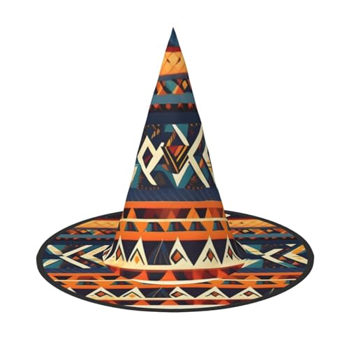 BGSHJVF Afrikanische nationale Muster Druck Halloween Hexe Hut Cosplay Caps Halloween Dekoration Kostüm Zubehör für Halloween Party BGSHJVF Afrikanische nationale Muster Druck Halloween Hexe Hut Cosplay Caps Halloween Dekoration Kostüm Zubehör für Halloween Party von BGSHJVF