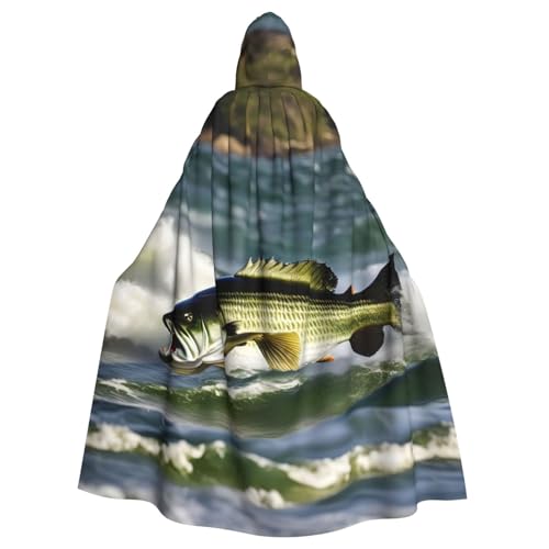 BGSHJVF Bass Angeln Wellendruck Halloween Kostüm Umhang für Alle Übergroße Mäntel Mit Kapuze Für Erwachsene Party Maske Tanzen BGSHJVF Bass Angeln Wellendruck Halloween Kostüm Umhang für Alle Übergroße Mäntel Mit Kapuze Für Erwachsene Party Maske Tanzen von BGSHJVF