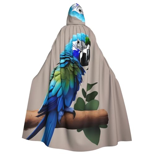 BGSHJVF Blauer Papageien-Umhang für alle, übergroßer Cosplay-Umhang mit Kapuze für Partys, Maskeraden BGSHJVF Blauer Papageien-Umhang für alle, übergroßer Cosplay-Umhang mit Kapuze für Partys, Maskeraden von BGSHJVF