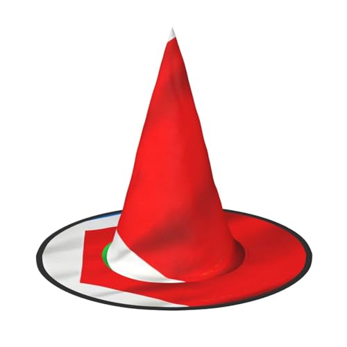 BGSHJVF Costa Rica Flagge Halloween Druck Hexenhut Hüte Cosplay Halloween Dekoration Kostüm Partyzubehör BGSHJVF Costa Rica Flagge Halloween Druck Hexenhut Hüte Cosplay Halloween Dekoration Kostüm Partyzubehör von BGSHJVF