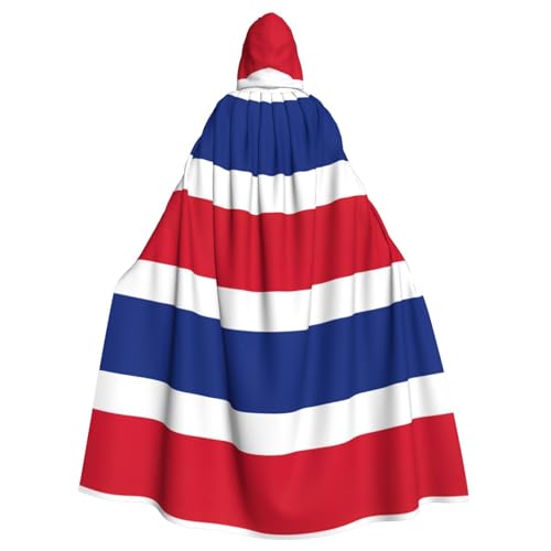 BGSHJVF Costa Ricas Flagge Print Halloween Kostüm Umhang für alle, übergroße Cosplay Erwachsene Mantel mit Kapuze für Partys, Maskeraden BGSHJVF Costa Ricas Flagge Print Halloween Kostüm Umhang für alle, übergroße Cosplay Erwachsene Mantel mit Kapuze für Partys, Maskeraden von BGSHJVF