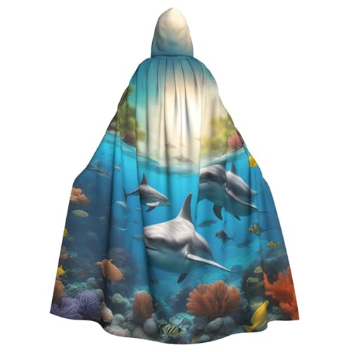 BGSHJVF Dolphin, Meeresschildkröten, Haie, Tintenfische, Koralle, Halloween, für alle, übergroße Cosplay, für Erwachsene, Party, Kostüm-Anzug BGSHJVF Dolphin, Meeresschildkröten, Haie, Tintenfische, Koralle, Halloween, für alle, übergroße Cosplay, für Erwachsene, Party, Kostüm-Anzug von BGSHJVF
