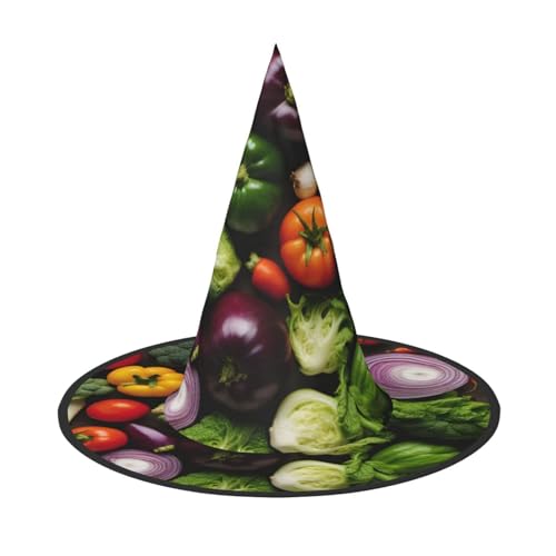 BGSHJVF Einführung von verschiedenen Gemüse Druck Halloween Hexe Hut Cosplay Caps Halloween Dekoration Kostüm Zubehör für Halloween Party BGSHJVF Einführung von verschiedenen Gemüse Druck Halloween Hexe Hut Cosplay Caps Halloween Dekoration Kostüm Zubehör für Halloween Party von BGSHJVF