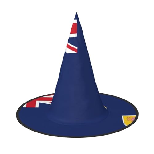 BGSHJVF Flagge Türks- und Caicosinseln Druck Halloween Hexe Hut Cosplay Caps Halloween Dekoration Kostüm Zubehör für Party BGSHJVF Flagge Türks- und Caicosinseln Druck Halloween Hexe Hut Cosplay Caps Halloween Dekoration Kostüm Zubehör für Party von BGSHJVF
