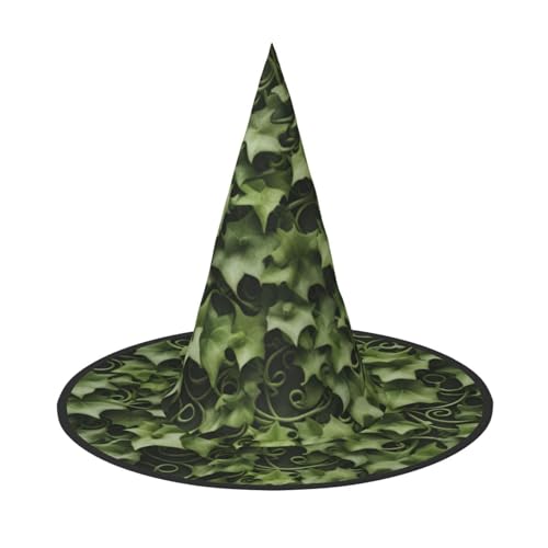 BGSHJVF Floral Wirbel Efeu Druck Halloween Hexe Hut Cosplay Caps Halloween Dekoration Kostüm Zubehör für Halloween Party BGSHJVF Floral Wirbel Efeu Druck Halloween Hexe Hut Cosplay Caps Halloween Dekoration Kostüm Zubehör für Halloween Party von BGSHJVF