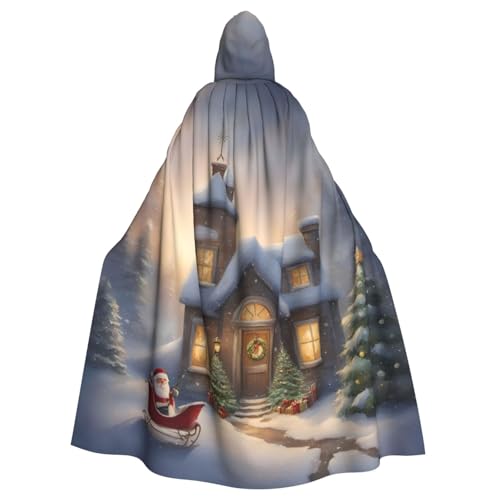 BGSHJVF Frohe Weihnachten Halloween Kostüm Umhang für alle, übergroßen Mantel mit Kapuze für Erwachsene, für Party, Fanced Ball BGSHJVF Frohe Weihnachten Halloween Kostüm Umhang für alle, übergroßen Mantel mit Kapuze für Erwachsene, für Party, Fanced Ball von BGSHJVF