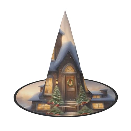 BGSHJVF Frohe Weihnachten Hexenhut Halloween Cosplay Halloween Kostüm Requisiten BGSHJVF Frohe Weihnachten Hexenhut Halloween Cosplay Halloween Kostüm Requisiten von BGSHJVF