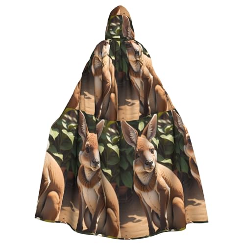 BGSHJVF Funny For Känguru-Zoo, Halloweenkostüm für alle, übergroßen Mantel mit Kapuze für Erwachsene, für Party, Maskerade Ballsaal BGSHJVF Funny For Känguru-Zoo, Halloweenkostüm für alle, übergroßen Mantel mit Kapuze für Erwachsene, für Party, Maskerade Ballsaal von BGSHJVF