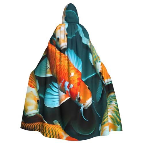 BGSHJVF HD-Koi-Kostüm, Umhang für alle, übergroßer Cosplay-Umhang mit Kapuze für Partys, Maskeraden BGSHJVF HD-Koi-Kostüm, Umhang für alle, übergroßer Cosplay-Umhang mit Kapuze für Partys, Maskeraden von BGSHJVF