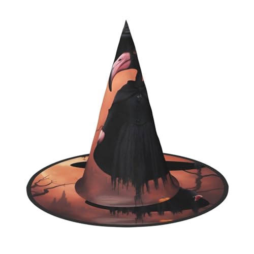 BGSHJVF Halloween Flamingo Hexe Hut Druck Halloween Hexe Hut Cosplay Caps Halloween Dekoration Kostüm Zubehör für Party BGSHJVF Halloween Flamingo Hexe Hut Druck Halloween Hexe Hut Cosplay Caps Halloween Dekoration Kostüm Zubehör für Party von BGSHJVF