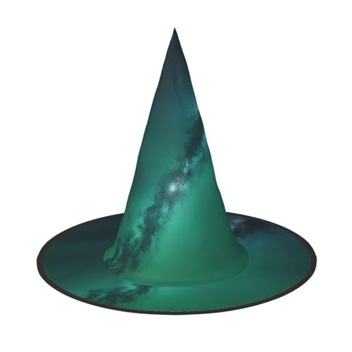 BGSHJVF Halloween Hexenhut Galaxie grünen Druck Cosplay Caps Halloween Dekoration Party Kostüm Zubehör BGSHJVF Halloween Hexenhut Galaxie grünen Druck Cosplay Caps Halloween Dekoration Party Kostüm Zubehör von BGSHJVF