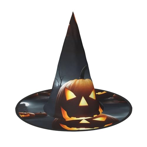 BGSHJVF Halloween Hexenhut Kürbis Druck Halloween Hüte Cosplay Halloween Dekorationen Party Kostüm Zubehör BGSHJVF Halloween Hexenhut Kürbis Druck Halloween Hüte Cosplay Halloween Dekorationen Party Kostüm Zubehör von BGSHJVF
