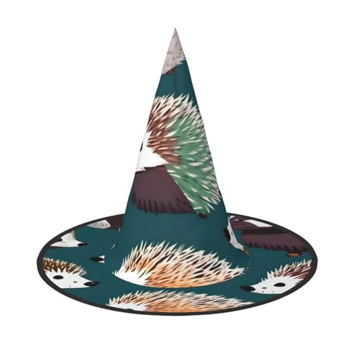 BGSHJVF Halloween Igel Druck Hexenhut Cosplay Halloween Dekoration Halloween Party Kostüm Requisiten BGSHJVF Halloween Igel Druck Hexenhut Cosplay Halloween Dekoration Halloween Party Kostüm Requisiten von BGSHJVF