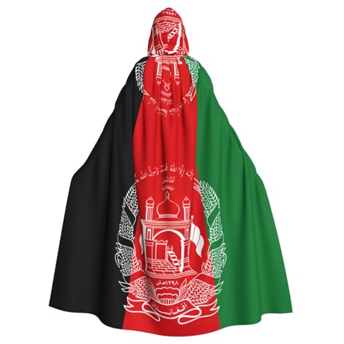 BGSHJVF Halloween-Kostüm, Mantel, Afghanistan-Flagge, Druck für alle, übergroßen Mantel mit Kapuze für Erwachsene, für Party, Maskenkreuzball BGSHJVF Halloween-Kostüm, Mantel, Afghanistan-Flagge, Druck für alle, übergroßen Mantel mit Kapuze für Erwachsene, für Party, Maskenkreuzball von BGSHJVF