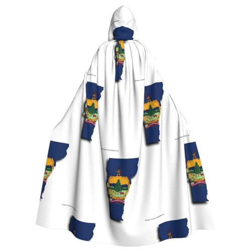 BGSHJVF Halloween Kostüm Mantel mit Druck über Staat Vermont Flagge Karte für alle, übergroßen Mantel mit Kapuze für Erwachsene, Kostümpartys BGSHJVF Halloween Kostüm Mantel mit Druck über Staat Vermont Flagge Karte für alle, übergroßen Mantel mit Kapuze für Erwachsene, Kostümpartys von BGSHJVF