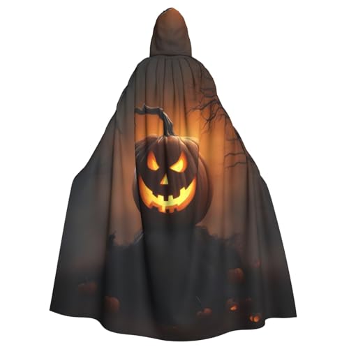 BGSHJVF Halloween Kostüm Umhang Geist Kürbis Druck für alle, übergroßen Mantel mit Kapuze für Erwachsene, für Partys, Maskerade Tanz BGSHJVF Halloween Kostüm Umhang Geist Kürbis Druck für alle, übergroßen Mantel mit Kapuze für Erwachsene, für Partys, Maskerade Tanz von BGSHJVF