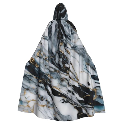 BGSHJVF Halloween Kostüm Umhang mit Marmor Print für alle, übergroßen Mantel mit Kapuze für Erwachsene, für Party, Maskenkreuzball BGSHJVF Halloween Kostüm Umhang mit Marmor Print für alle, übergroßen Mantel mit Kapuze für Erwachsene, für Party, Maskenkreuzball von BGSHJVF