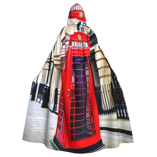 BGSHJVF Halloween-Kostüm-Umhang mit Telefonzelle für alle, übergroßer Cosplay-Umhang für Erwachsene, mit Kapuze für Partys, Maskeraden BGSHJVF Halloween-Kostüm-Umhang mit Telefonzelle für alle, übergroßer Cosplay-Umhang für Erwachsene, mit Kapuze für Partys, Maskeraden von BGSHJVF