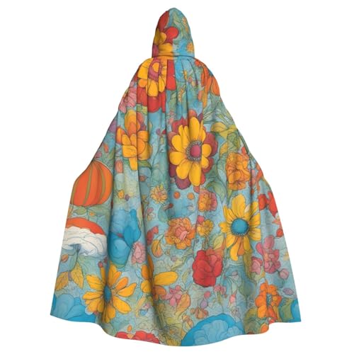 BGSHJVF Halloween-Kostüm-Umhang mit leuchtendem Farbdruck, für Erwachsene, übergroßer Cosplay-Umhang mit Kapuze für Partys, Maskeraden BGSHJVF Halloween-Kostüm-Umhang mit leuchtendem Farbdruck, für Erwachsene, übergroßer Cosplay-Umhang mit Kapuze für Partys, Maskeraden von BGSHJVF