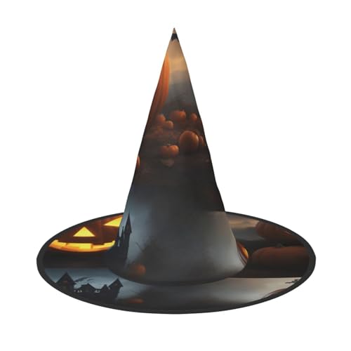 BGSHJVF Halloween Kürbis Druck Hexenhut Cosplay Halloween Dekoration Halloween Kostüm Requisiten BGSHJVF Halloween Kürbis Druck Hexenhut Cosplay Halloween Dekoration Halloween Kostüm Requisiten von BGSHJVF