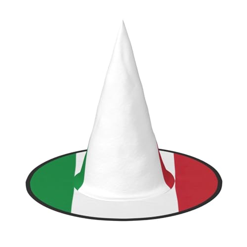 BGSHJVF Halloween italienische Flagge Hexenhut Cosplay Halloween Dekoration Party Kostüm Zubehör BGSHJVF Halloween italienische Flagge Hexenhut Cosplay Halloween Dekoration Party Kostüm Zubehör von BGSHJVF