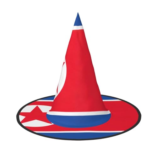 BGSHJVF Hexenhut Koreanischer Flaggendruck Halloween Cosplay Halloween Party Dekoration Kostüm Zubehör BGSHJVF Hexenhut Koreanischer Flaggendruck Halloween Cosplay Halloween Party Dekoration Kostüm Zubehör von BGSHJVF