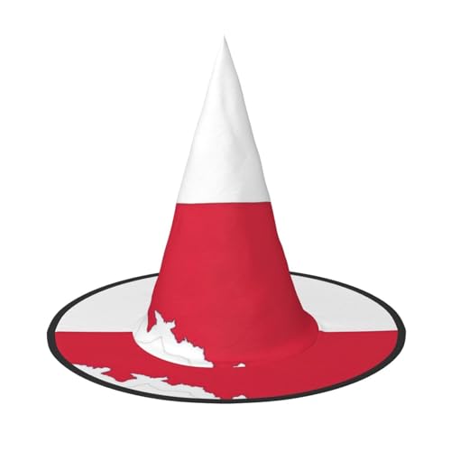 BGSHJVF Hexenhut mit polnischer Flagge für Halloween, Cosplay, Halloween, Party-Dekoration, Kostümzubehör BGSHJVF Hexenhut mit polnischer Flagge für Halloween, Cosplay, Halloween, Party-Dekoration, Kostümzubehör von BGSHJVF