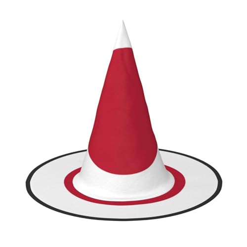 BGSHJVF Japanische Flagge Halloween Druck Hexenhut Hüte Cosplay Kostüm Dekoration Partyzubehör BGSHJVF Japanische Flagge Halloween Druck Hexenhut Hüte Cosplay Kostüm Dekoration Partyzubehör von BGSHJVF