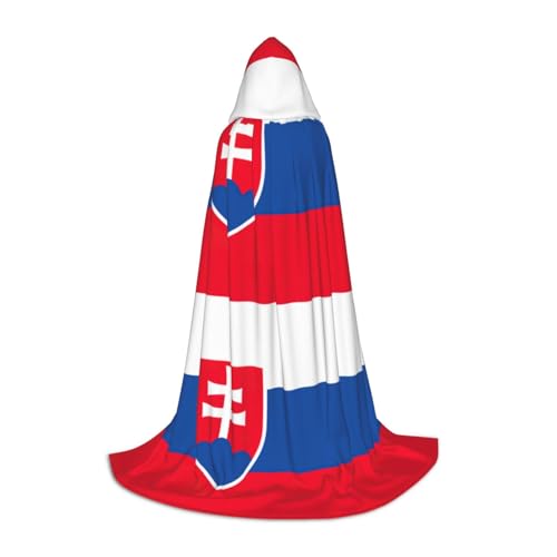 BGSHJVF Kapuzenumhang mit Flagge der Slowakei für Herren, Zauberer, Vampir und Halloween-Kostüme, für Rollenspiele und Partys BGSHJVF Kapuzenumhang mit Flagge der Slowakei für Herren, Zauberer, Vampir und Halloween-Kostüme, für Rollenspiele und Partys von BGSHJVF