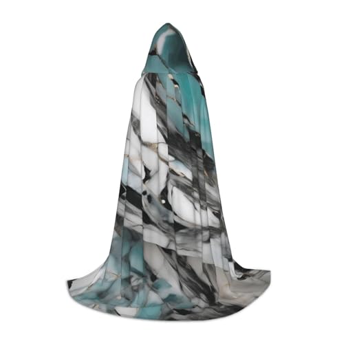 BGSHJVF Kapuzenumhang mit Marmor-Druck für Herren, Zauberer, Vampir und Halloween-Kostüme, für Rollenspiele und Partys BGSHJVF Kapuzenumhang mit Marmor-Druck für Herren, Zauberer, Vampir und Halloween-Kostüme, für Rollenspiele und Partys von BGSHJVF
