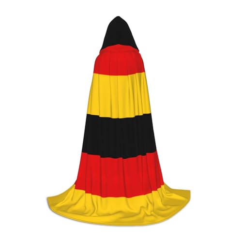 BGSHJVF Kapuzenumhang mit deutscher Flagge, für Herren, Zauberer, Vampir und Halloween-Kostüme, für Rollenspiele und Partys BGSHJVF Kapuzenumhang mit deutscher Flagge, für Herren, Zauberer, Vampir und Halloween-Kostüme, für Rollenspiele und Partys von BGSHJVF