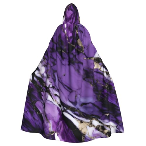 BGSHJVF Lila Marmor Print Halloween Kostüm Umhang für alle, übergroßen Mantel mit Kapuze für Erwachsene, für Party, Fanced Ball BGSHJVF Lila Marmor Print Halloween Kostüm Umhang für alle, übergroßen Mantel mit Kapuze für Erwachsene, für Party, Fanced Ball von BGSHJVF