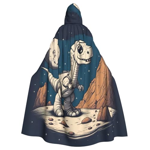 BGSHJVF Lustige Astronauten Dinosaurier Rock Rock Druck Halloween Kostüm Mantel für alle, große Größe Cosplay für Erwachsene, Party Kapuze Mantel, Maskerade BGSHJVF Lustige Astronauten Dinosaurier Rock Rock Druck Halloween Kostüm Mantel für alle, große Größe Cosplay für Erwachsene, Party Kapuze Mantel, Maskerade von BGSHJVF