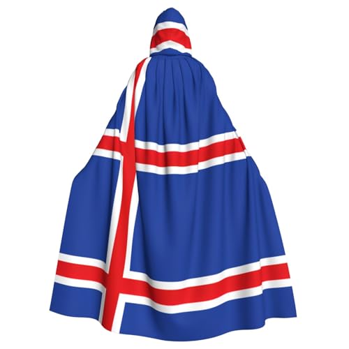 BGSHJVF Mantel mit Kapuze für Erwachsene mit Islands Flagge Print für Halloween Party Maskerade BGSHJVF Mantel mit Kapuze für Erwachsene mit Islands Flagge Print für Halloween Party Maskerade von BGSHJVF