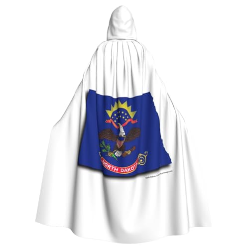 BGSHJVF North Dakota State Flagge Karte Halloween Kostüm Mantel übergroßen Mantel mit Kapuze für Erwachsene für Party Maskerade Ballsaal BGSHJVF North Dakota State Flagge Karte Halloween Kostüm Mantel übergroßen Mantel mit Kapuze für Erwachsene für Party Maskerade Ballsaal von BGSHJVF