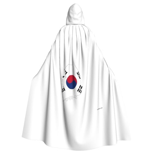 BGSHJVF Republik Korea Karte Druck Halloween Kostüm Umhang für alle, übergroßen Mantel mit Kapuze für Erwachsene, für Party, Maskentanz Tanz BGSHJVF Republik Korea Karte Druck Halloween Kostüm Umhang für alle, übergroßen Mantel mit Kapuze für Erwachsene, für Party, Maskentanz Tanz von BGSHJVF