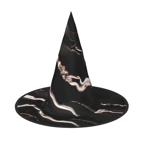 BGSHJVF Schwarz Roségold Marmor Print Halloween Hexe Hut Cosplay Caps Halloween Dekoration Kostüm Zubehör für Party BGSHJVF Schwarz Roségold Marmor Print Halloween Hexe Hut Cosplay Caps Halloween Dekoration Kostüm Zubehör für Party von BGSHJVF