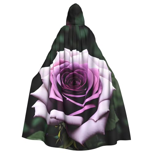 BGSHJVF Schwarze Rosen Print Halloween Kostüm Umhang für alle, übergroßen Mantel mit Kapuze für Erwachsene, für Party, Maskenkostüm Ball BGSHJVF Schwarze Rosen Print Halloween Kostüm Umhang für alle, übergroßen Mantel mit Kapuze für Erwachsene, für Party, Maskenkostüm Ball von BGSHJVF